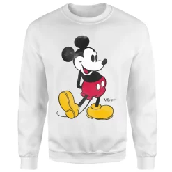 Disney Mickey Mouse Classic Kick Sweatshirt - White