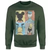 Disney Donald Duck Mickey Mouse Pluto Goofy Tiles Sweatshirt - Green 1 Disney Donald Duck Mickey Mouse Pluto Goofy Tiles Sweatshirt - Green -Disney 13980664 7614996307726883