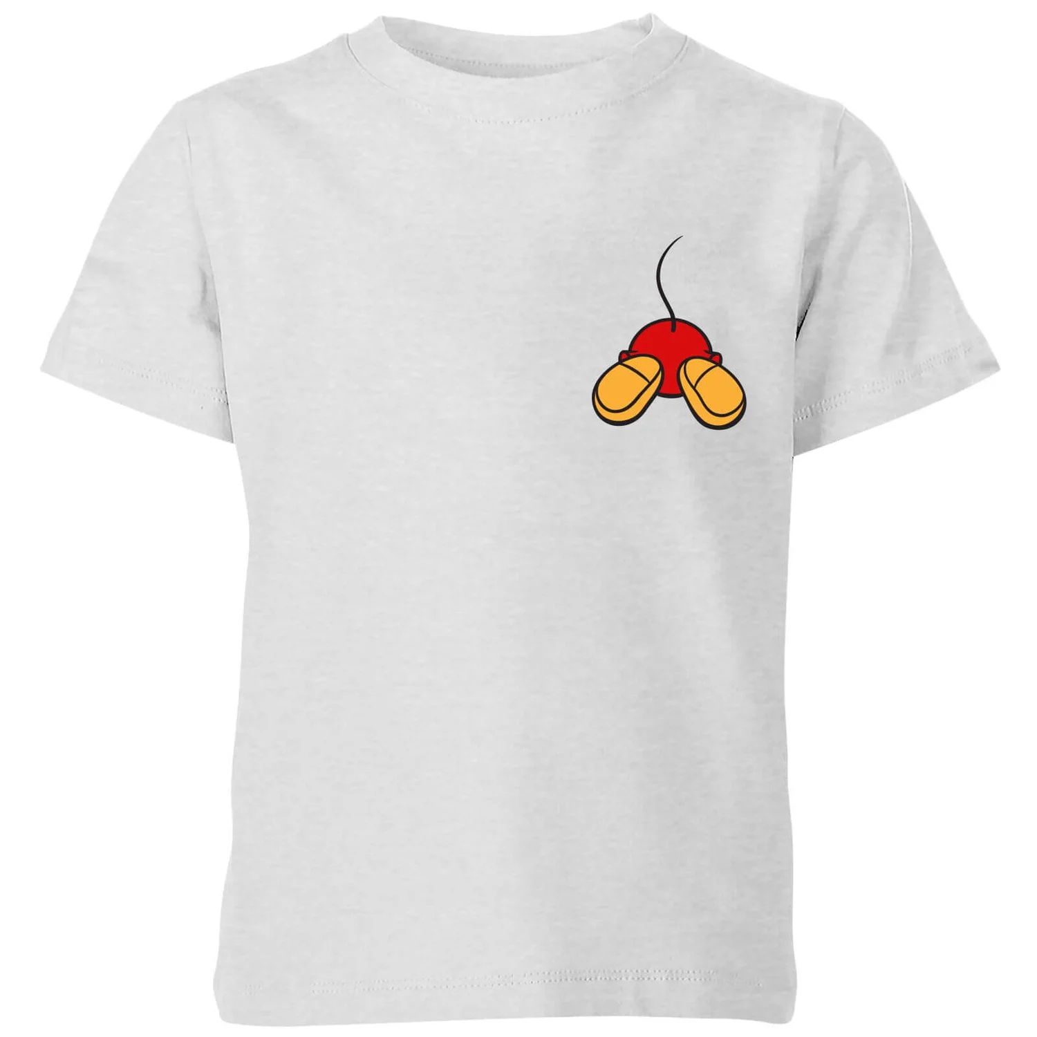 Disney Mickey Mouse Backside Kids' T-Shirt - Grey 3 Disney Mickey Mouse Backside Kids' T-Shirt - Grey