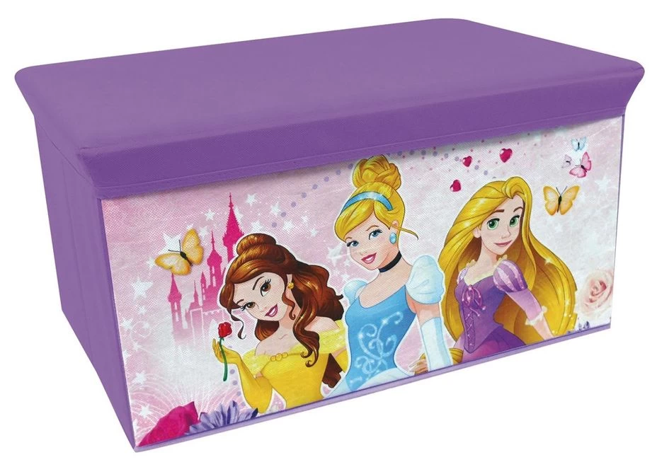 Banc De Rangement Pliable Princesses Disney 3 Banc De Rangement Pliable Princesses Disney