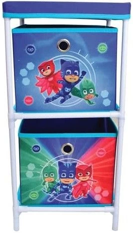 Disney Cars Étagère à 2 Casiers Pyjamasques 3 Disney Cars Étagère à 2 Casiers Pyjamasques