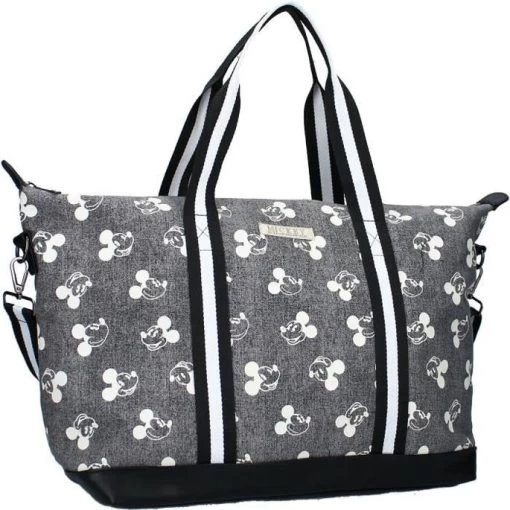 Disney MICKEY MOUSE Sac Shopping Shop Till You Drop Gris -Disney mickey mouse sac shopping shop till you drop gris 8712645280120 752221