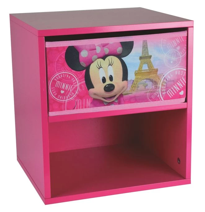 Table De Chevet 1 Tiroir 1 Niche Minnie Paris Disney 3 Table De Chevet 1 Tiroir 1 Niche Minnie Paris Disney