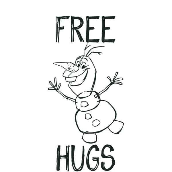 Disney Sweat Homme La Reine Des Neiges - Olaf Free Hugs - Blanc 3 Disney Sweat Homme La Reine Des Neiges - Olaf Free Hugs - Blanc – Image 2