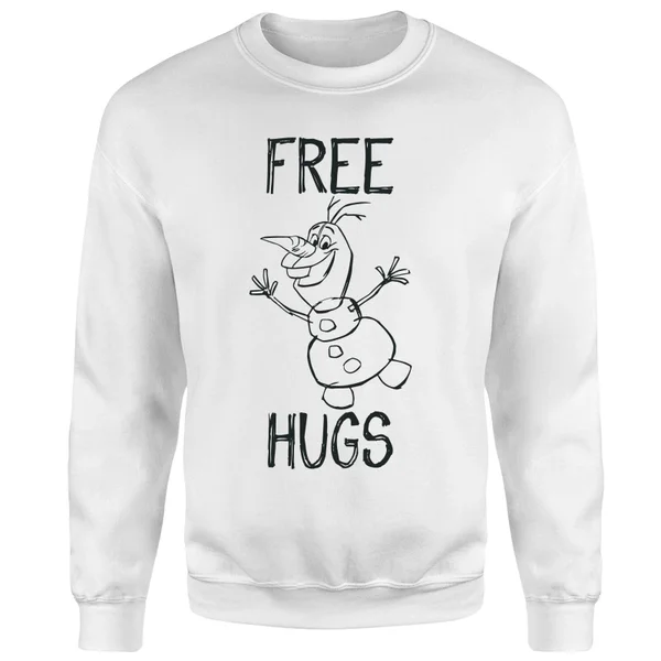 Disney Sweat Homme La Reine Des Neiges - Olaf Free Hugs - Blanc 5 Disney Sweat Homme La Reine Des Neiges - Olaf Free Hugs - Blanc – Image 4