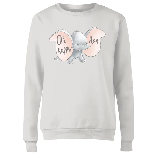 Sweat Femme Happy Day Dumbo Disney - Blanc 6 Sweat Femme Happy Day Dumbo Disney - Blanc – Image 4