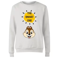 Disney Chip 'N' Dale The Smart One Women's Sweatshirt - White 9 Disney Chip 'N' Dale The Smart One Women's Sweatshirt - White -Disney 12058098 1614658990219874