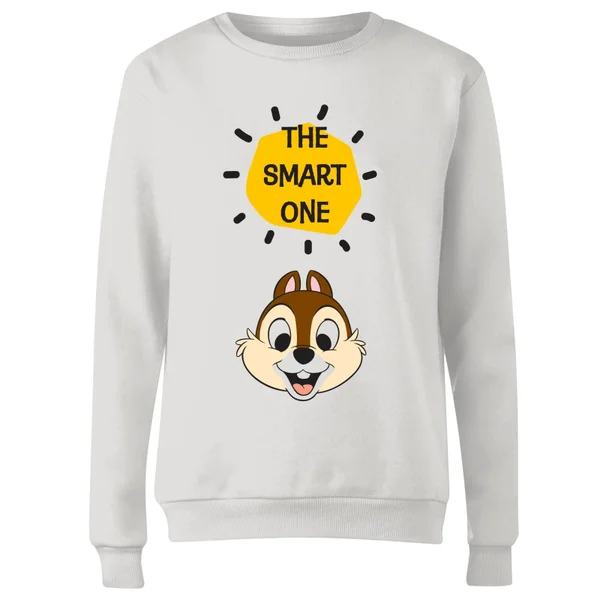 Disney Chip 'N' Dale The Smart One Women's Sweatshirt - White 6 Disney Chip 'N' Dale The Smart One Women's Sweatshirt - White – Image 4