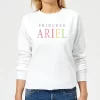Disney The Little Mermaid Princess Ariel Women's Sweatshirt - White 1 Disney The Little Mermaid Princess Ariel Women's Sweatshirt - White -Disney 12058288 1554658994115548