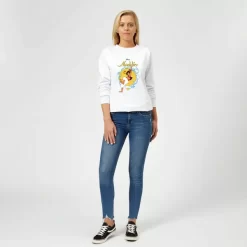 Disney Aladdin Rope Swing Women's Sweatshirt - White 8 Disney Aladdin Rope Swing Women's Sweatshirt - White -Disney 12058368 7604658995674006
