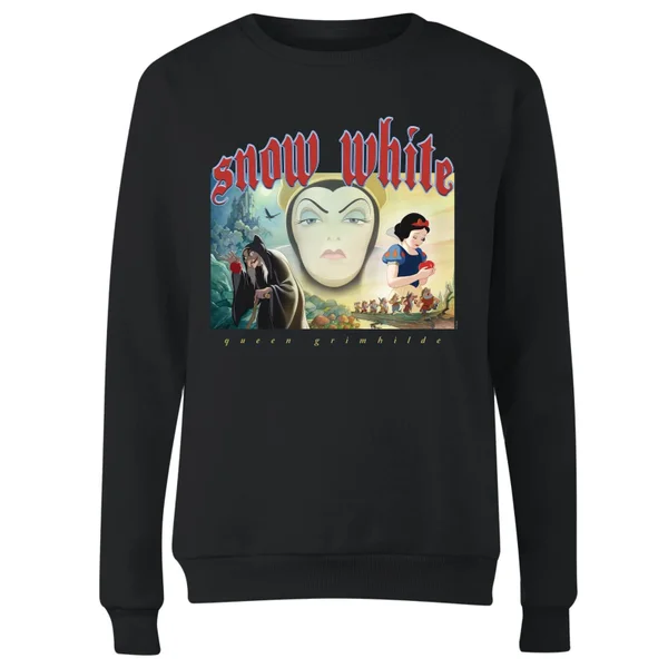 Disney Snow White And Queen Grimhilde Women's Sweatshirt - Black 6 Disney Snow White And Queen Grimhilde Women's Sweatshirt - Black – Image 4