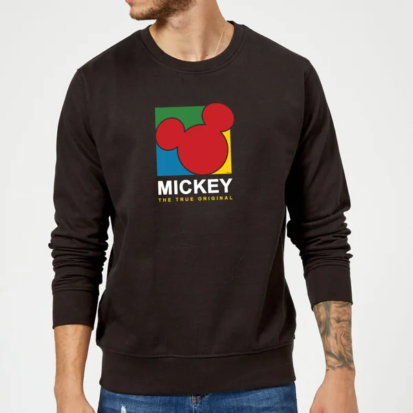 Disney Mickey The True Original Sweatshirt - Black 3 Disney Mickey The True Original Sweatshirt - Black