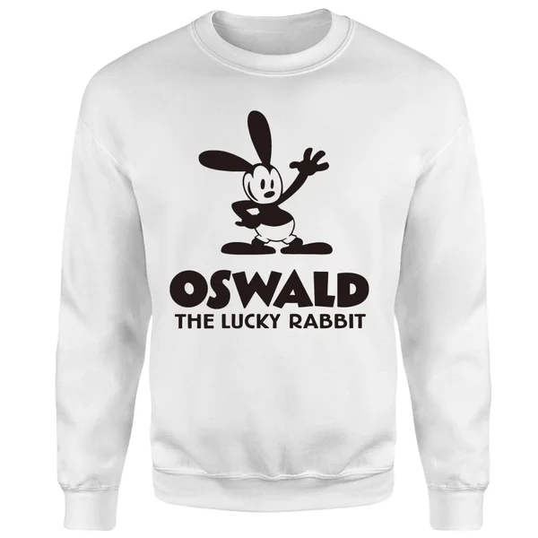 Disney Oswald The Lucky Rabbit Sweatshirt - White 6 Disney Oswald The Lucky Rabbit Sweatshirt - White â Image 4