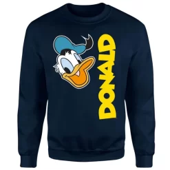 Disney Donald Duck Face Sweatshirt - Navy 9 Disney Donald Duck Face Sweatshirt - Navy -Disney 12223074 8384689848423898