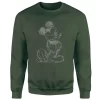 Disney Mickey Mouse Sketch Sweatshirt - Green 2 Disney Mickey Mouse Sketch Sweatshirt - Green -Disney 13981331 8254996304965920