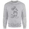Disney Mickey Mouse Sketch Sweatshirt - Grey 1 Disney Mickey Mouse Sketch Sweatshirt - Grey -Disney 13981345 9314996304883129
